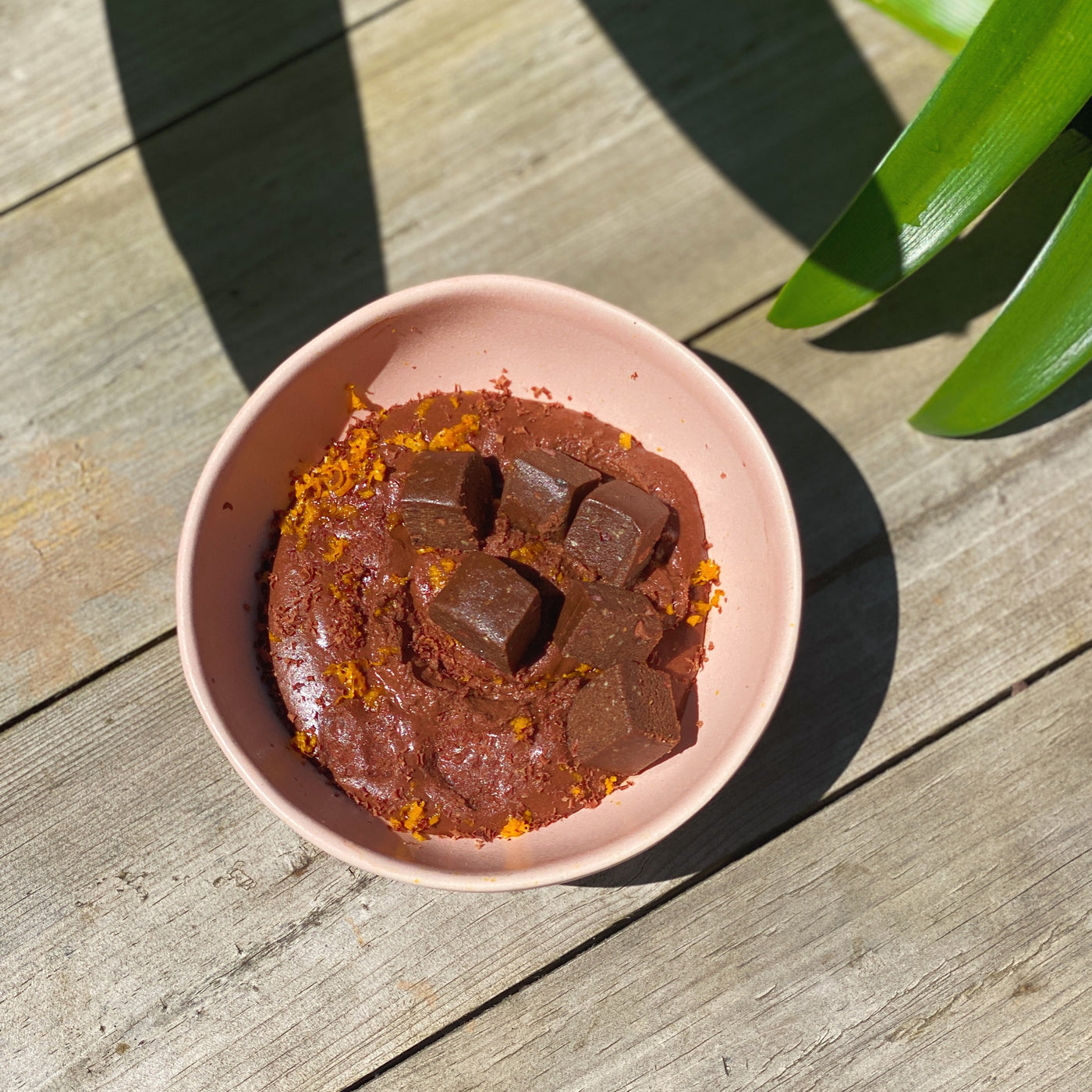 Vegan chocolate orange protein pot recipe