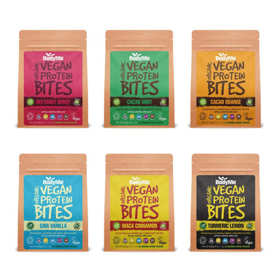 BodyMe Organic Vegan Protein Bites - Healthy Protein Snacks
